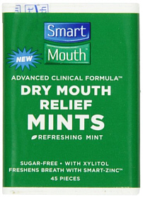 Smart Mouth Dry Mouth Relief Mints 45 Pieces