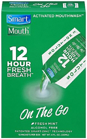 Smart Mouth On The Go Activated Mouthwash 10-Packets