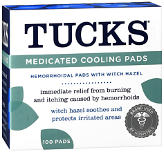 Tucks® Medicated Pads 1 Case of 12x100 Pads