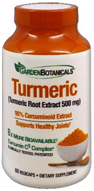 Turmeric Root Extract 500mg VegiCaps 60s