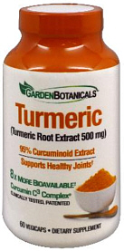 Turmeric Root Extract 500mg VegiCaps 60s Windmill