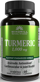 Turmeric 1,000mg Capsules 60-Count Windmill