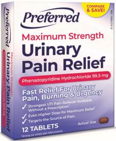 Urinary Pain Relief Tablets 12-Count