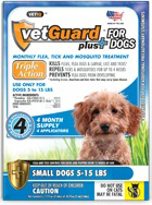 VetGuard Plus for Dogs Small, 4 Months