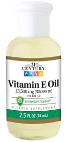 Vitamin E Oil 100% 30,000 IU 2.5oz 21st Century