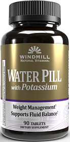 Water Pill with Potassium 90 Tablets Windmill