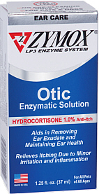 Zymox Otic Enzymatic Solution 1.25 fl oz (37 ml) pkb Animal Health